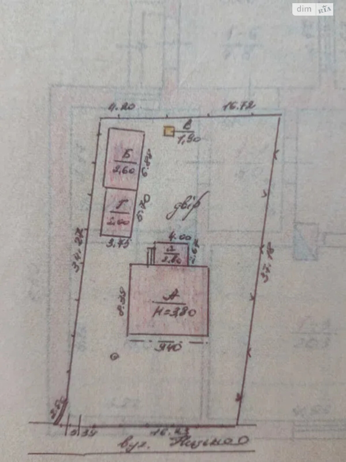 одноповерховий будинок, 55.2 кв. м, цегла. Продаж у Збаражі фото 1