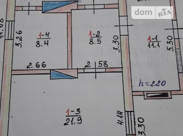 одноэтажный дом, 70 кв. м, дерево и кирпич. Продажа в Здолбунове фото 1 одноэтажный дом, 70 кв. м, дерево и кирпич. Продажа в Здолбунове фото 1