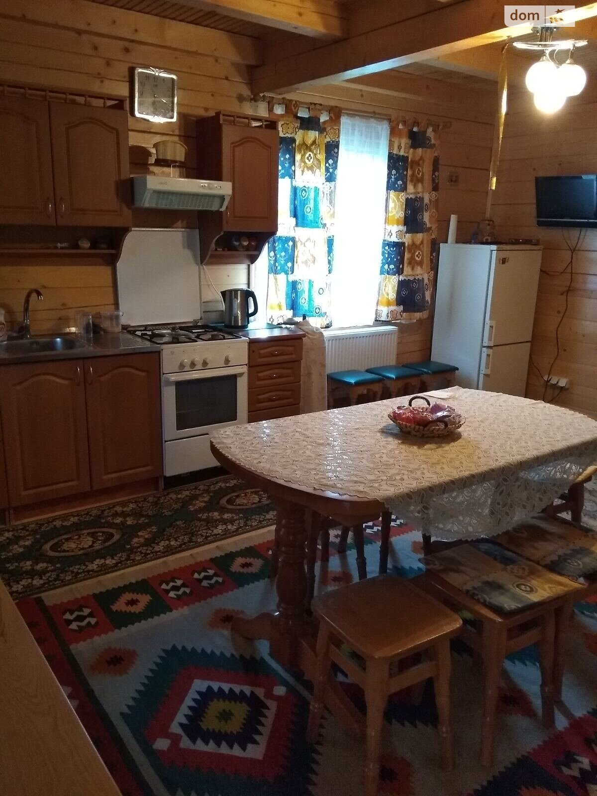 двухэтажный дом с балконом, 108 кв. м, сруб. Продажа в Зеленом фото 1