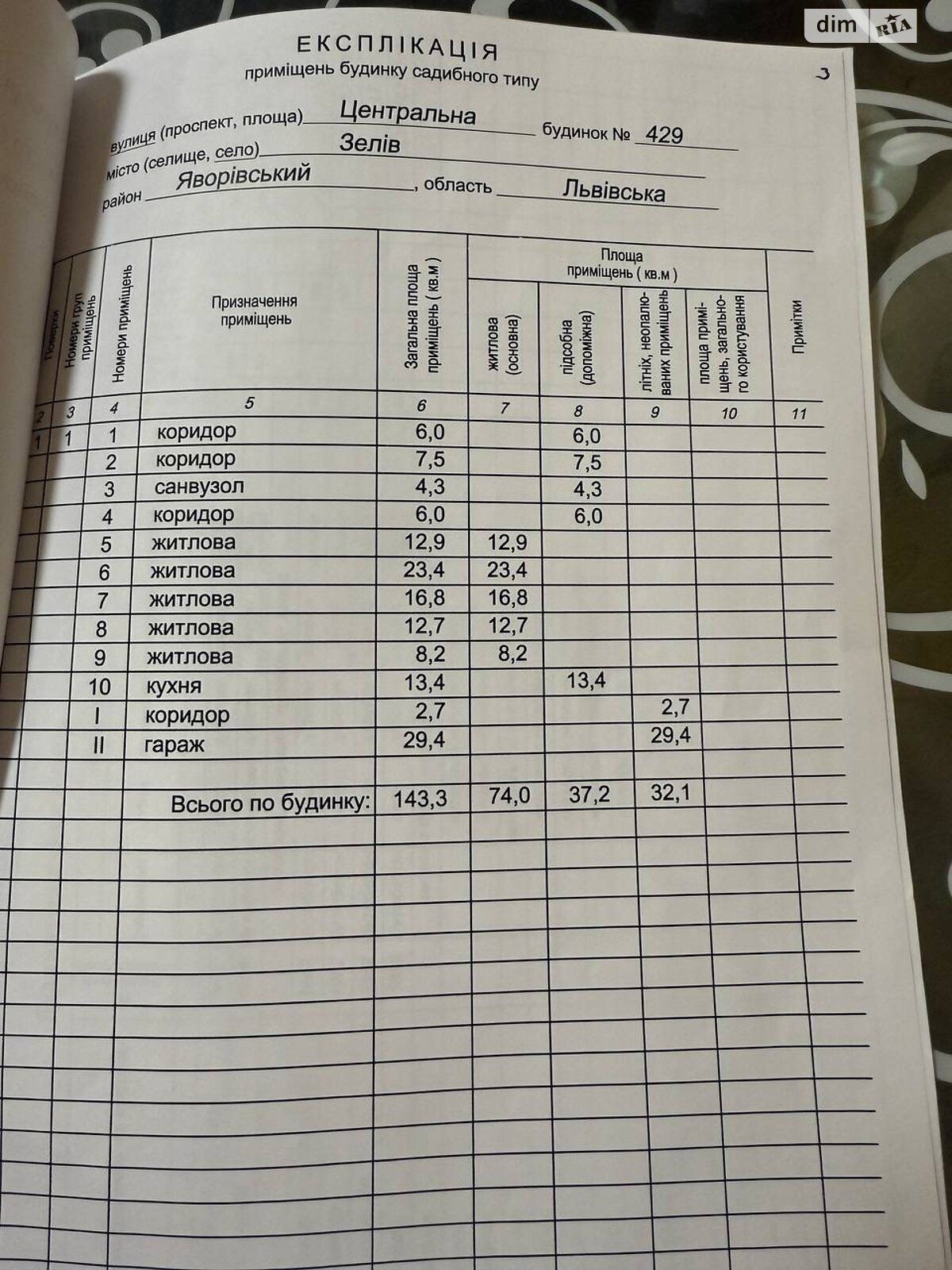 одноэтажный дом, 143.3 кв. м, кирпич. Продажа в Зеливе фото 1