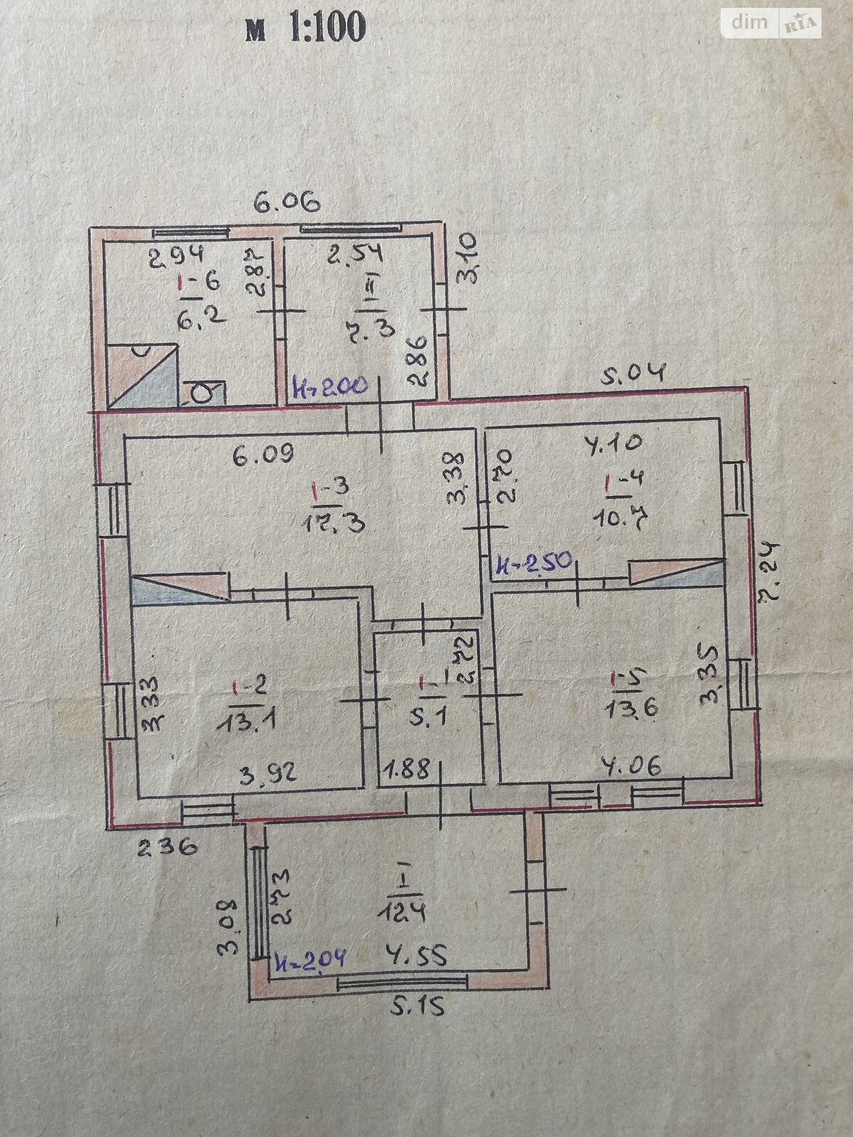одноэтажный дом с отоплением, 85 кв. м, кирпич. Продажа в Згарке фото 1