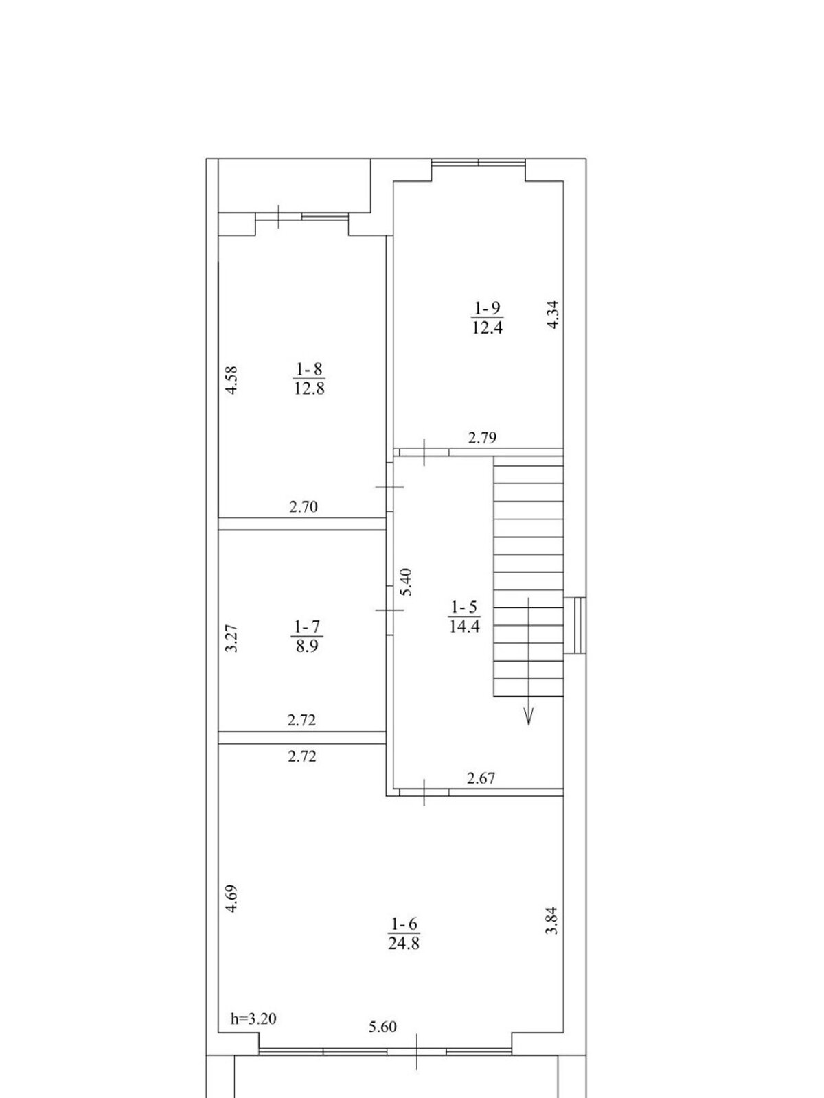 двухэтажный дом с балконом, 138.9 кв. м, кирпич. Продажа в Слобожанском фото 1