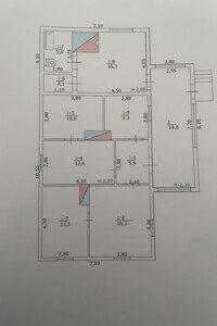 одноэтажный дом, 106.8 кв. м, дерево и кирпич. Продажа в Звягеле район Звягель фото 2