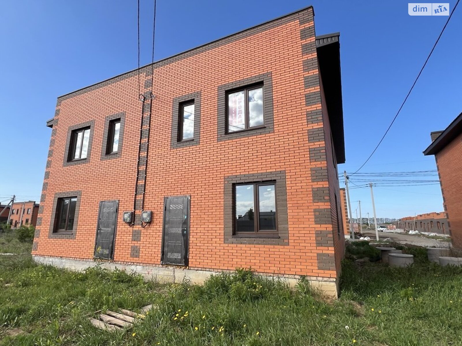 двоповерховий дуплекс, 61 кв. м, цегла. Продаж у Агрономічному фото 1 двоповерховий дуплекс, 61 кв. м, цегла. Продаж у Агрономічному фото 1