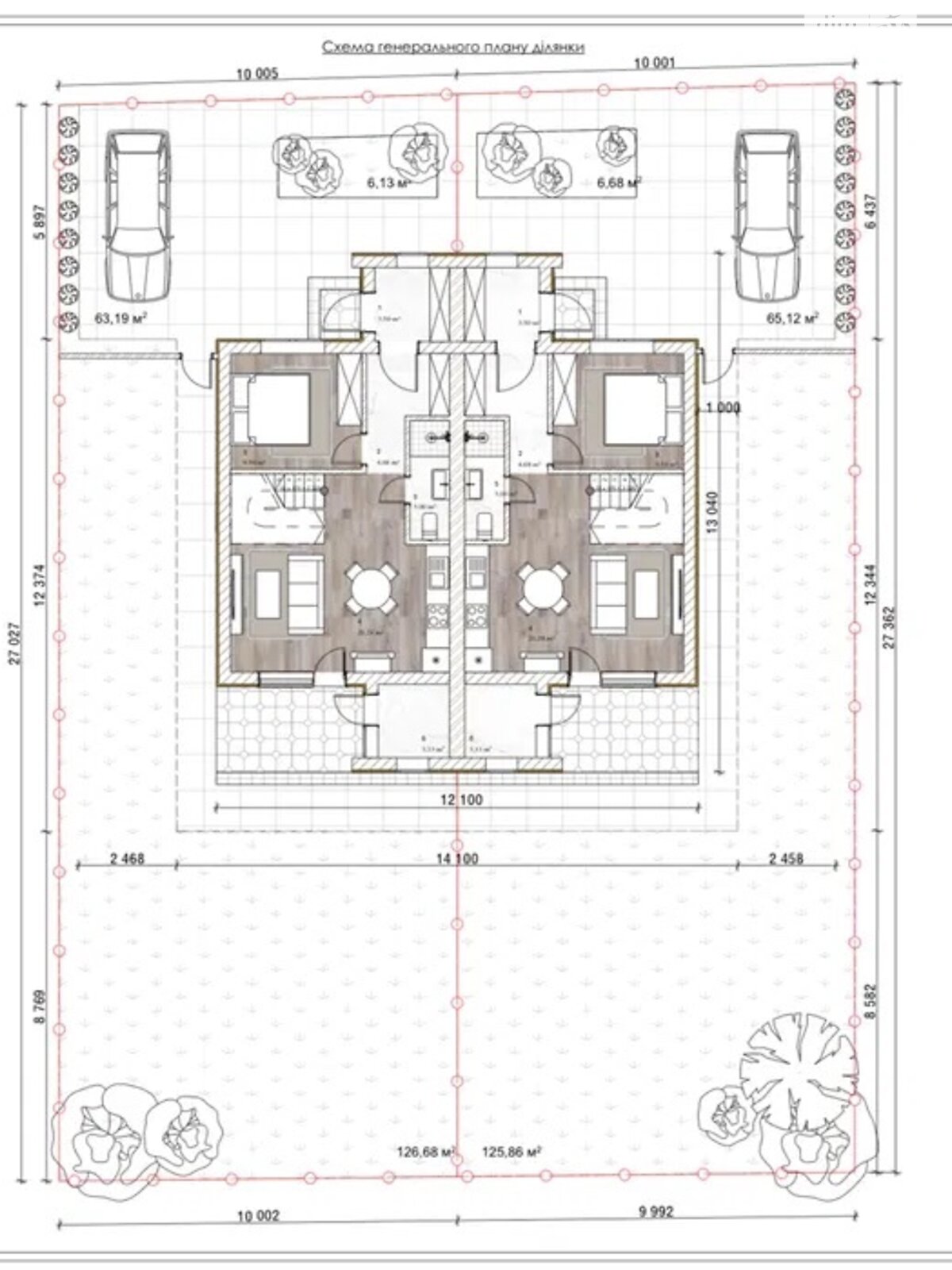 двоповерховий дуплекс, 120 кв. м, кирпич. Продаж у Білогородці фото 1