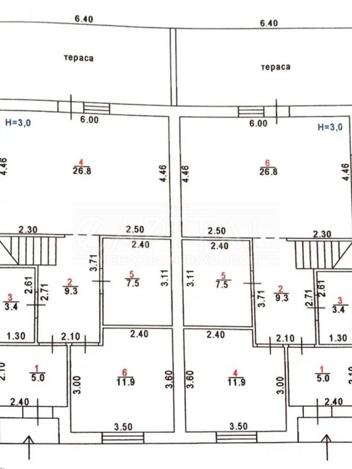двоповерховий дуплекс, 130 кв. м, кирпич. Продаж у Броварах фото 1 двоповерховий дуплекс, 130 кв. м, кирпич. Продаж у Броварах фото 1