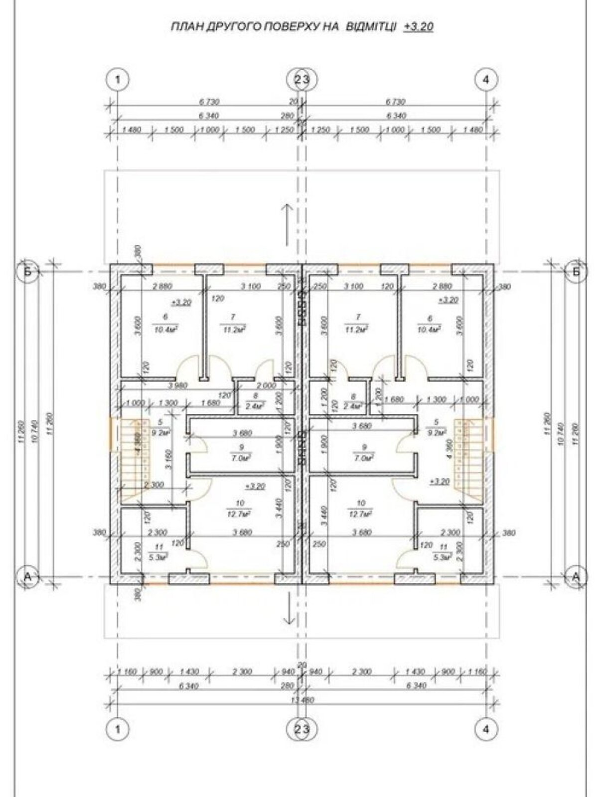 двоповерховий дуплекс, 140 кв. м, пенобетон. Продаж в Бучі, район Буча фото 1