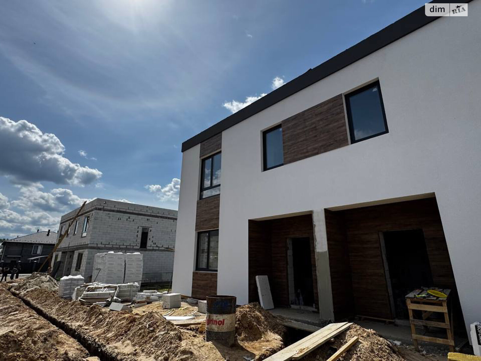 двоповерховий дуплекс, 126.5 кв. м, газобетон. Продаж в Бучі, район Буча фото 1 двоповерховий дуплекс, 126.5 кв. м, газобетон. Продаж в Бучі, район Буча фото 1
