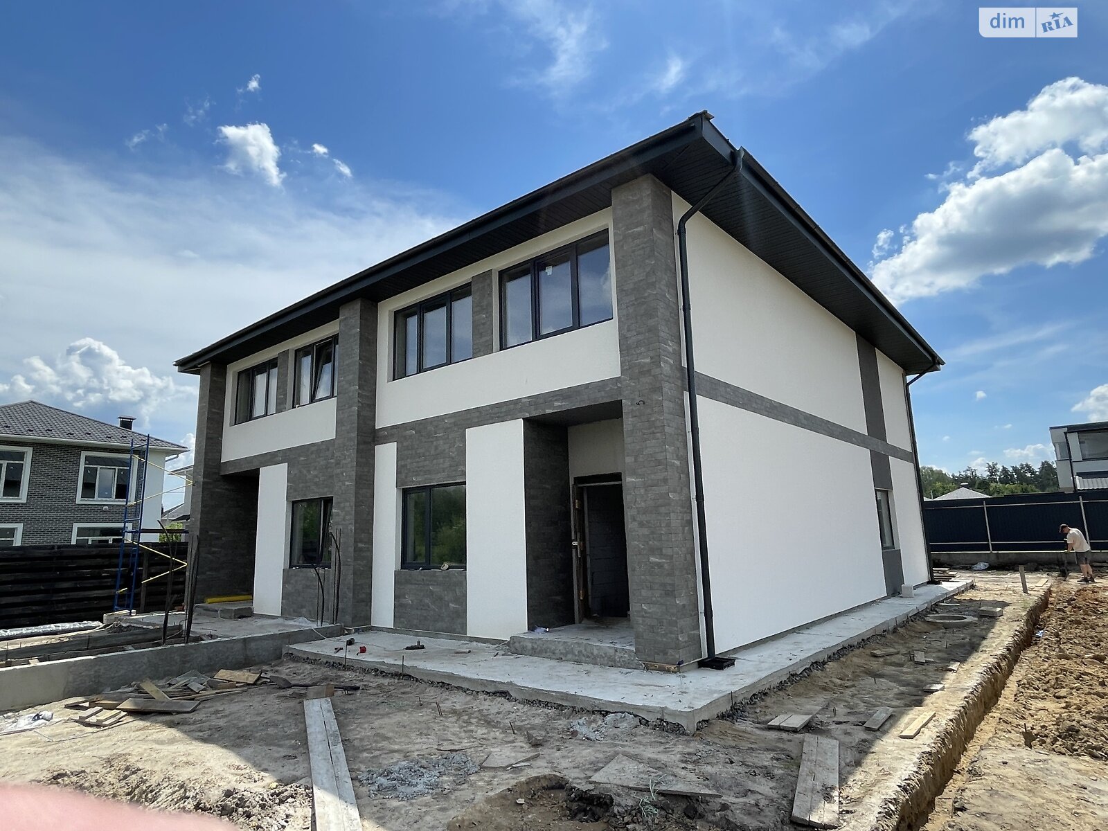 двухэтажный дуплекс, 120 кв. м, газобетон. Продажа в Буче район Буча фото 1 двухэтажный дуплекс, 120 кв. м, газобетон. Продажа в Буче район Буча фото 1