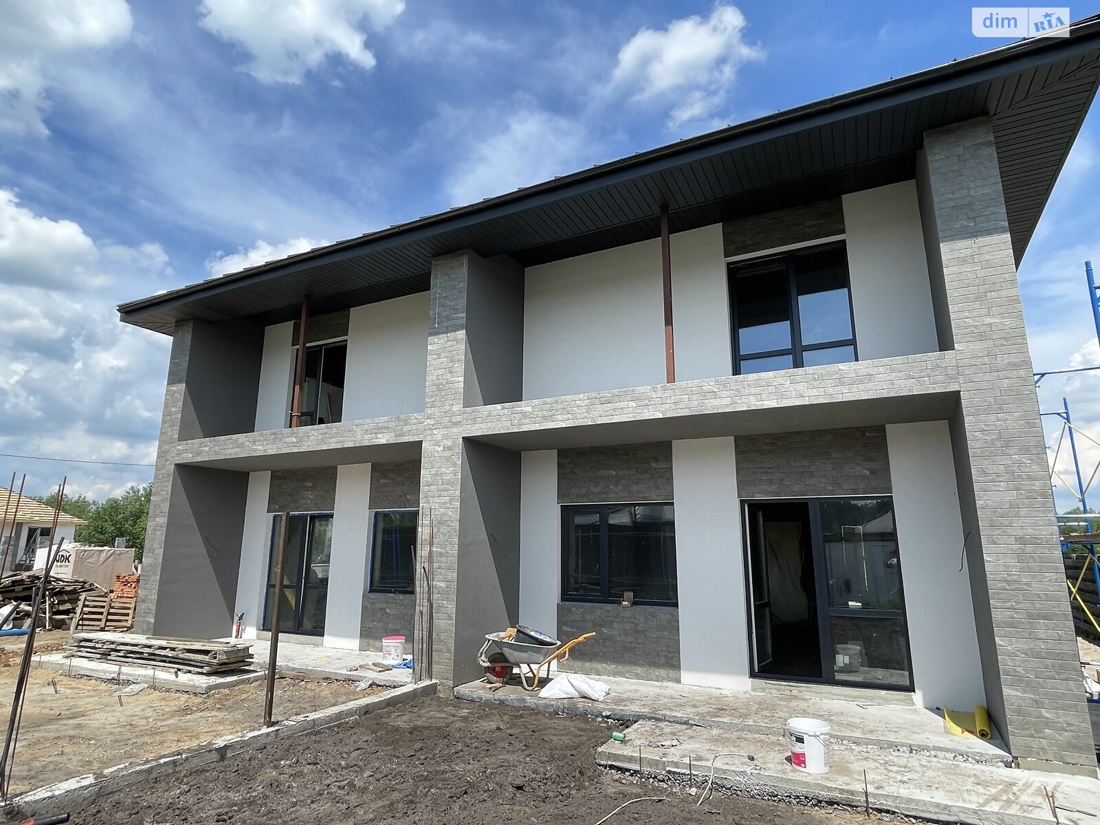 двухэтажный дуплекс, 120 кв. м, газобетон. Продажа в Буче район Буча фото 1 двухэтажный дуплекс, 120 кв. м, газобетон. Продажа в Буче район Буча фото 1