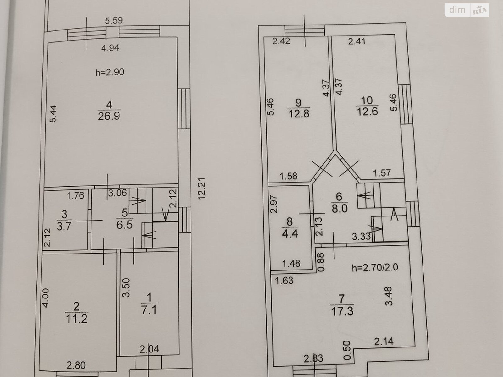 двухэтажный дуплекс, 110 кв. м, кирпич. Продажа в Буче район Буча фото 1 двухэтажный дуплекс, 110 кв. м, кирпич. Продажа в Буче район Буча фото 1