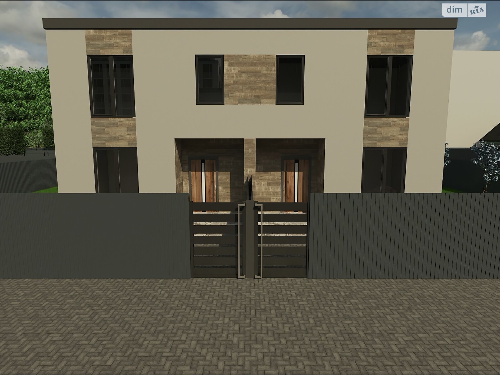 двоповерховий дуплекс, 110 кв. м, піноблок. Продаж у Бучі фото 1 двоповерховий дуплекс, 110 кв. м, піноблок. Продаж у Бучі фото 1