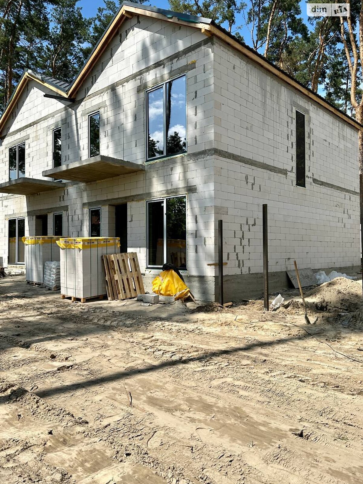 двухэтажный дуплекс, 120 кв. м, газобетон. Продажа в Буче фото 1 двухэтажный дуплекс, 120 кв. м, газобетон. Продажа в Буче фото 1