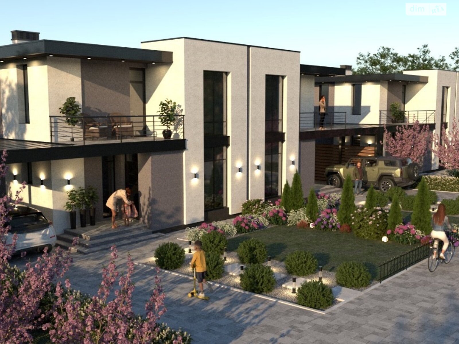 двухэтажный дуплекс, 130 кв. м, кирпич. Продажа в Домажире фото 1 двухэтажный дуплекс, 130 кв. м, кирпич. Продажа в Домажире фото 1