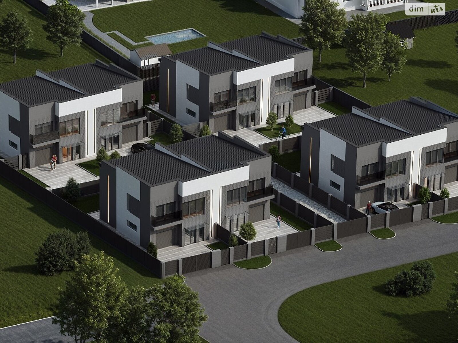 двоповерховий дуплекс, 130 кв. м, цегла. Продаж у Драгомирчанах фото 1 двоповерховий дуплекс, 130 кв. м, цегла. Продаж у Драгомирчанах фото 1