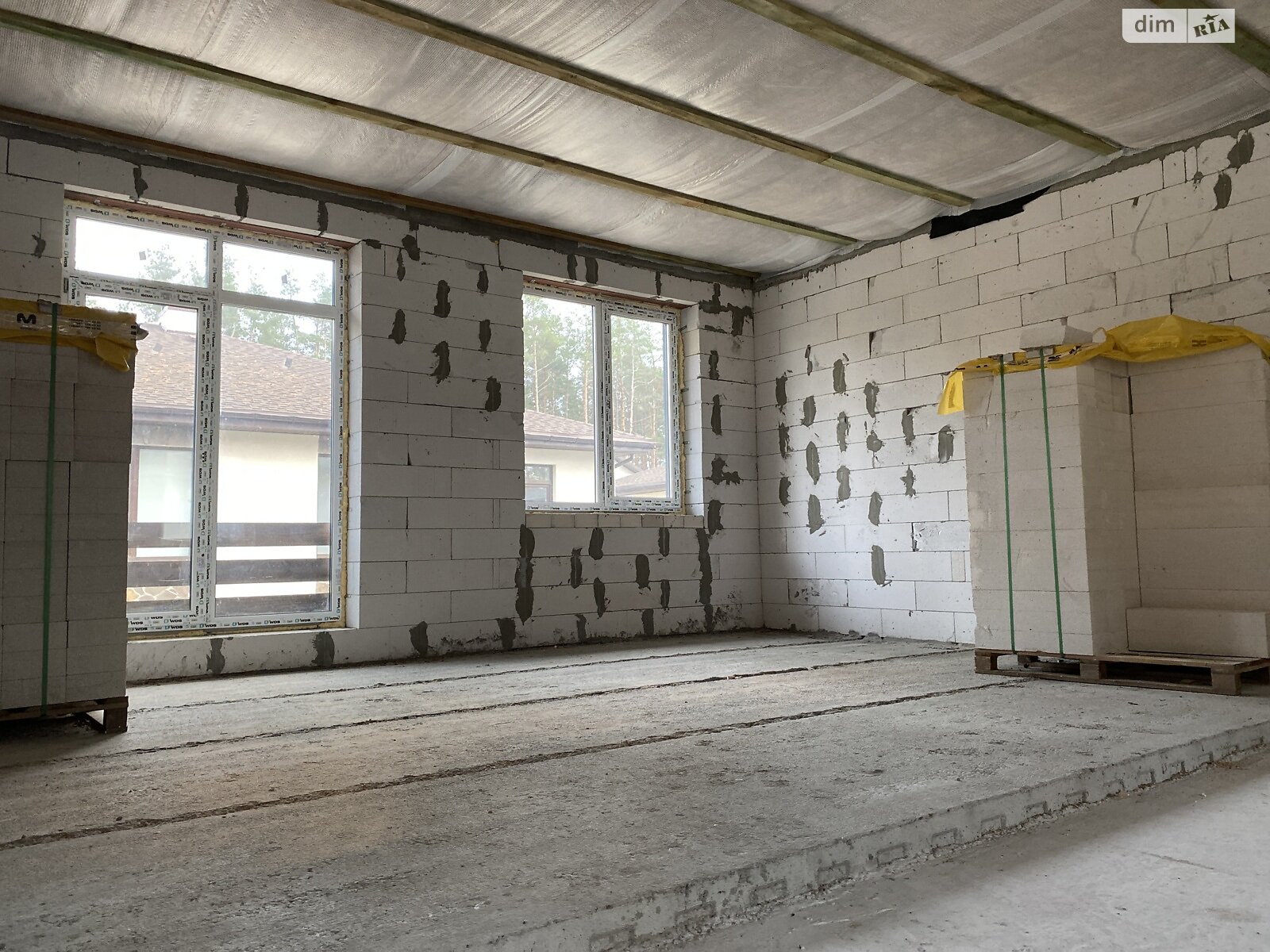 двухэтажный дуплекс, 125 кв. м, пеноблок. Продажа в Гостомеле фото 1