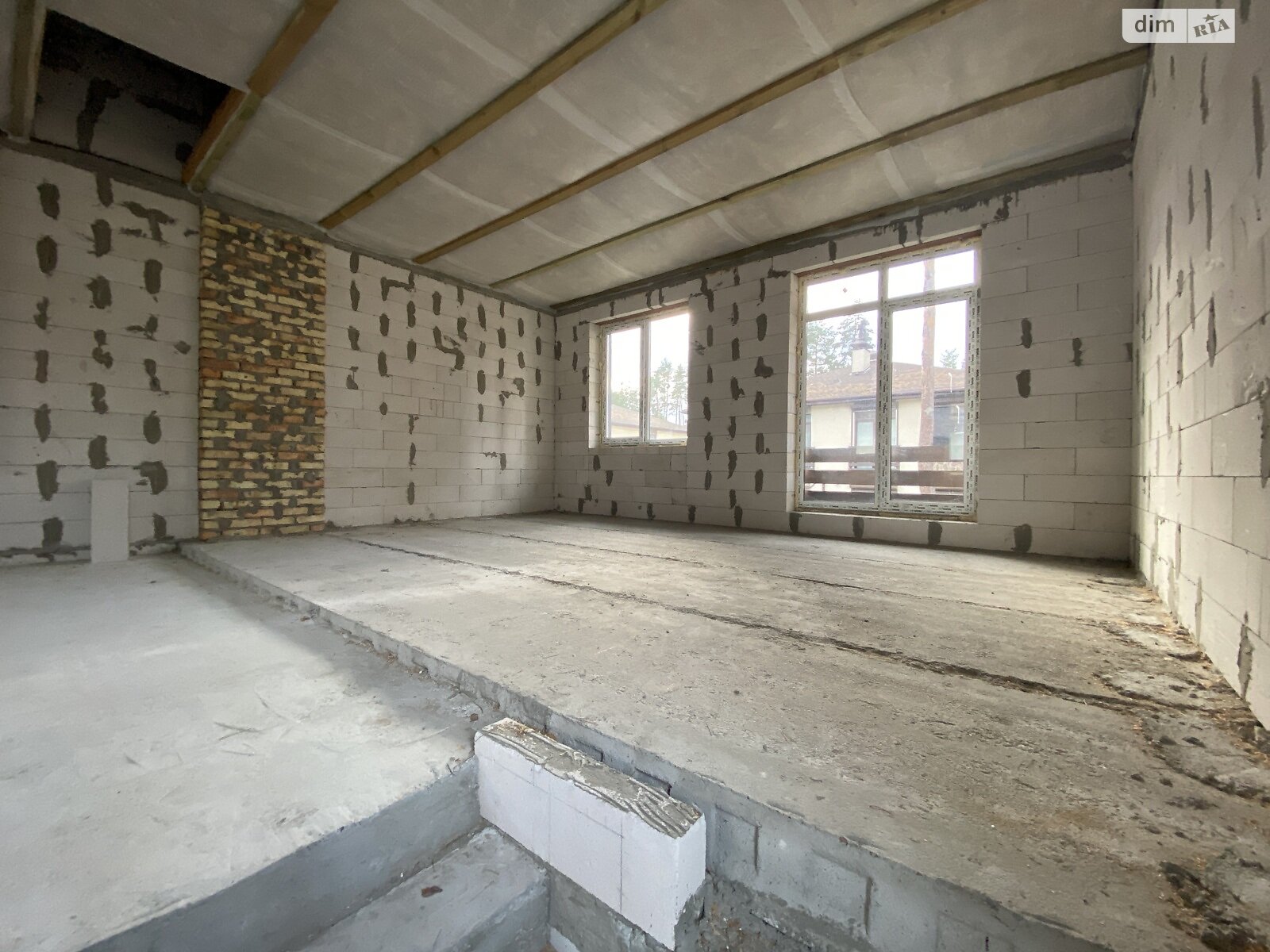 двухэтажный дуплекс, 125 кв. м, пеноблок. Продажа в Гостомеле фото 1