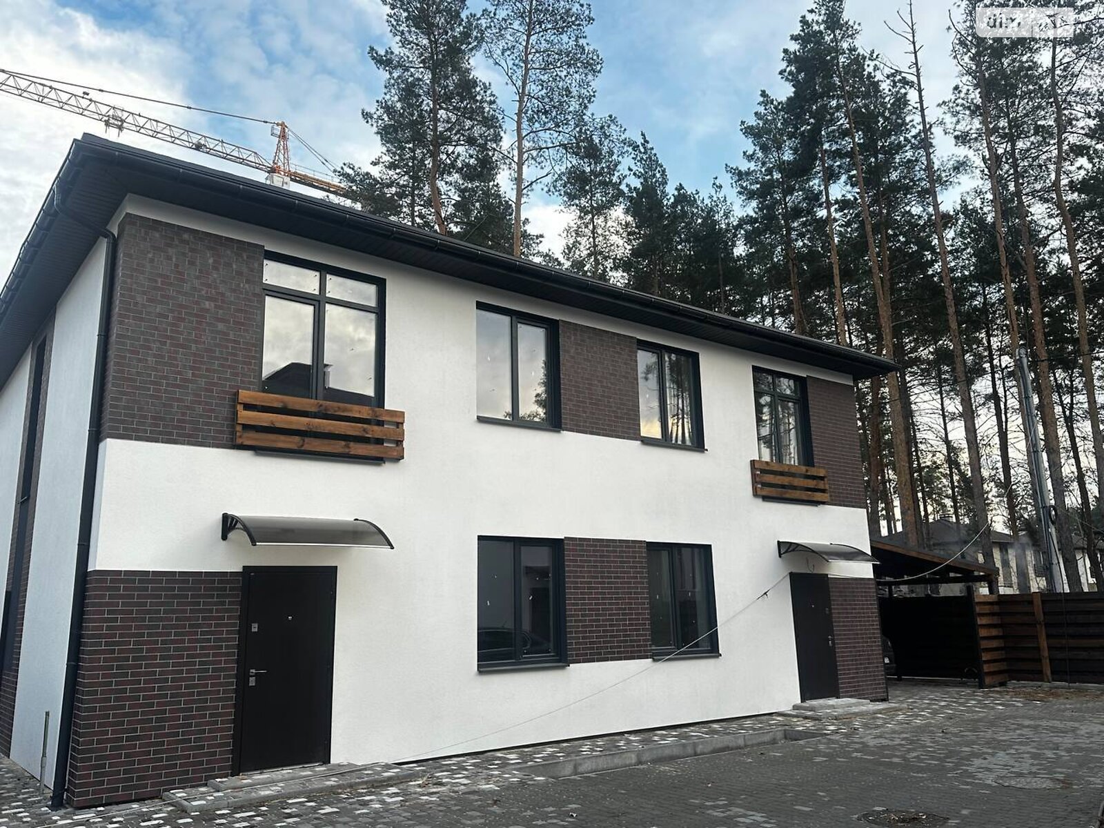 двухэтажный дуплекс, 189 кв. м, газобетон. Продажа в Гостомеле фото 1 двухэтажный дуплекс, 189 кв. м, газобетон. Продажа в Гостомеле фото 1