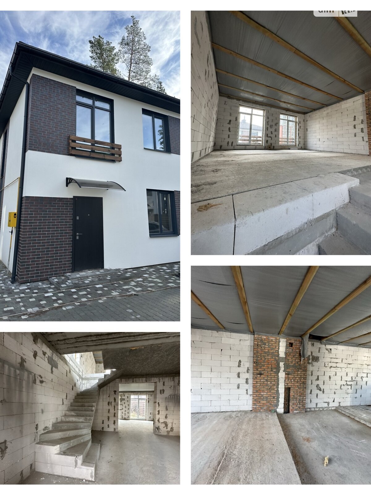 двоповерховий дуплекс, 120 кв. м, газобетон. Продаж у Гостомелі фото 1