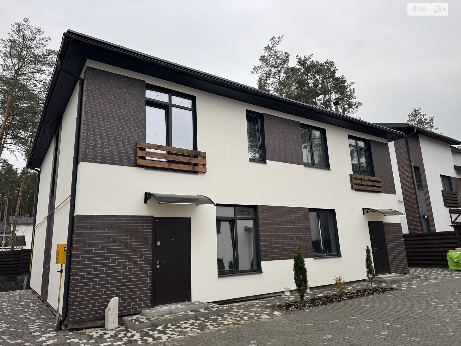 двухэтажный дуплекс, 189 кв. м, газобетон. Продажа в Гостомеле фото 1 двухэтажный дуплекс, 189 кв. м, газобетон. Продажа в Гостомеле фото 1