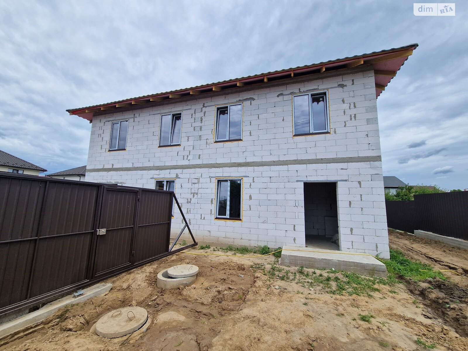 двухэтажный дуплекс, 90 кв. м, газобетон. Продажа в Гостомеле фото 1 двухэтажный дуплекс, 90 кв. м, газобетон. Продажа в Гостомеле фото 1