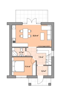 двухэтажный дуплекс, 110 кв. м, кирпич. Продажа в Ирпене район Ирпень фото 2