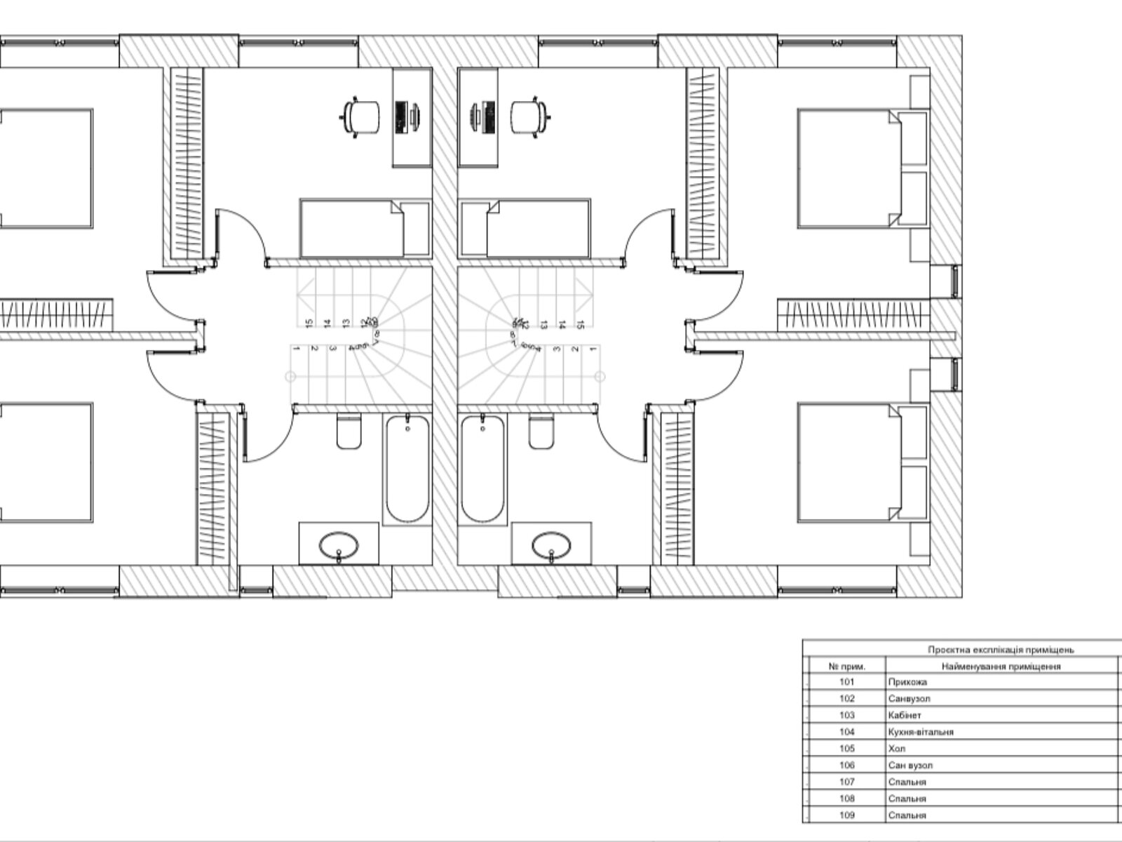 двоповерховий дуплекс, 100 кв. м, цегла. Продаж в Ірпені, район Ірпінь фото 1