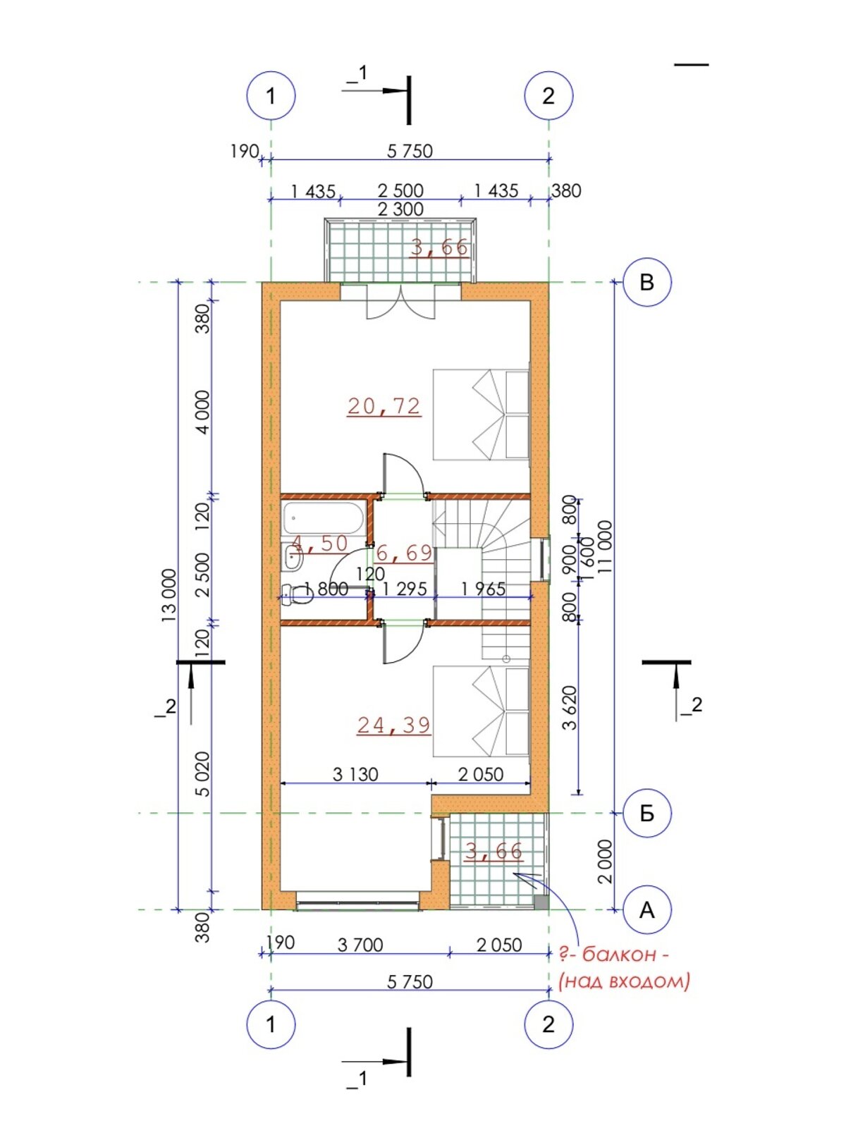 двухэтажный дуплекс, 115 кв. м, кирпич. Продажа в Ивано-Франковске фото 1