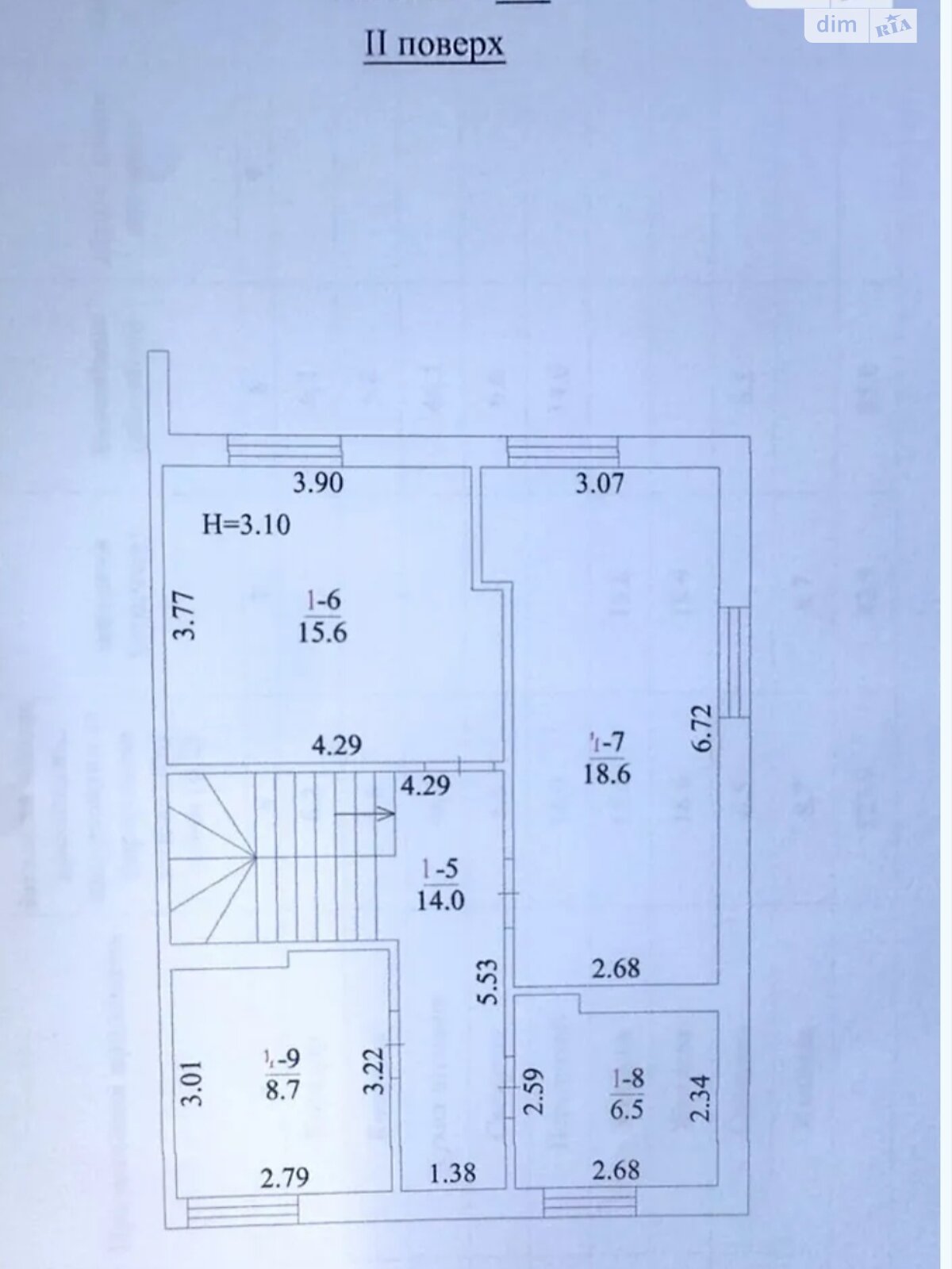 двухэтажный дуплекс, 127.9 кв. м, газобетон. Продажа в Княжичах фото 1