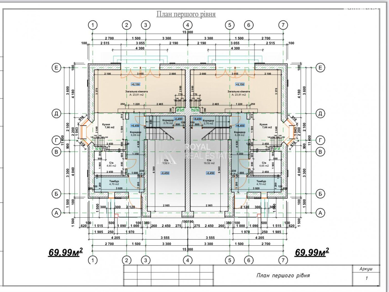 триповерховий дуплекс, 161.7 кв. м, кирпич. Продаж у Крюківщині фото 1