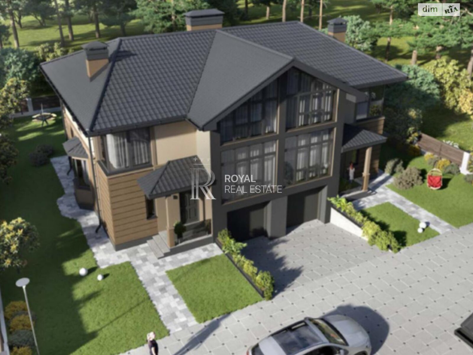 триповерховий дуплекс, 161.7 кв. м, кирпич. Продаж у Крюківщині фото 1