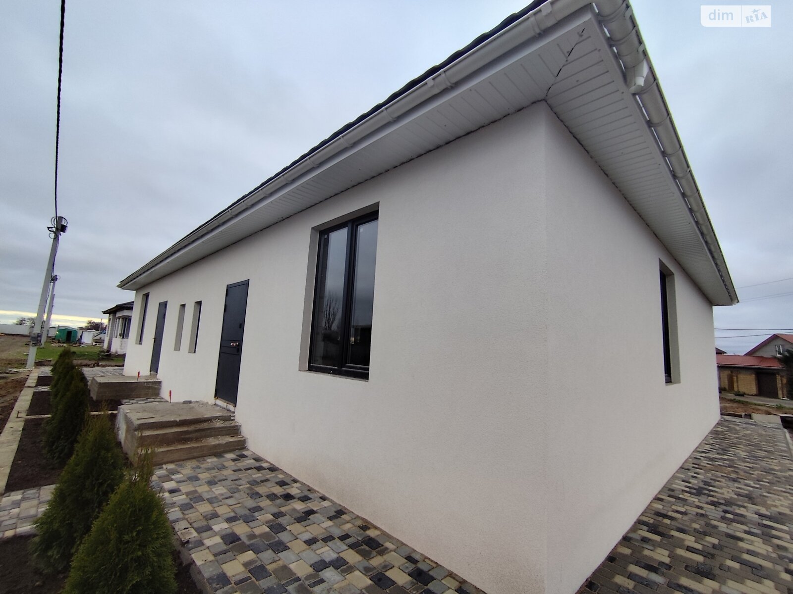 одноповерховий дуплекс, 105 кв. м, газобетон. Продаж у Лиманці фото 1
