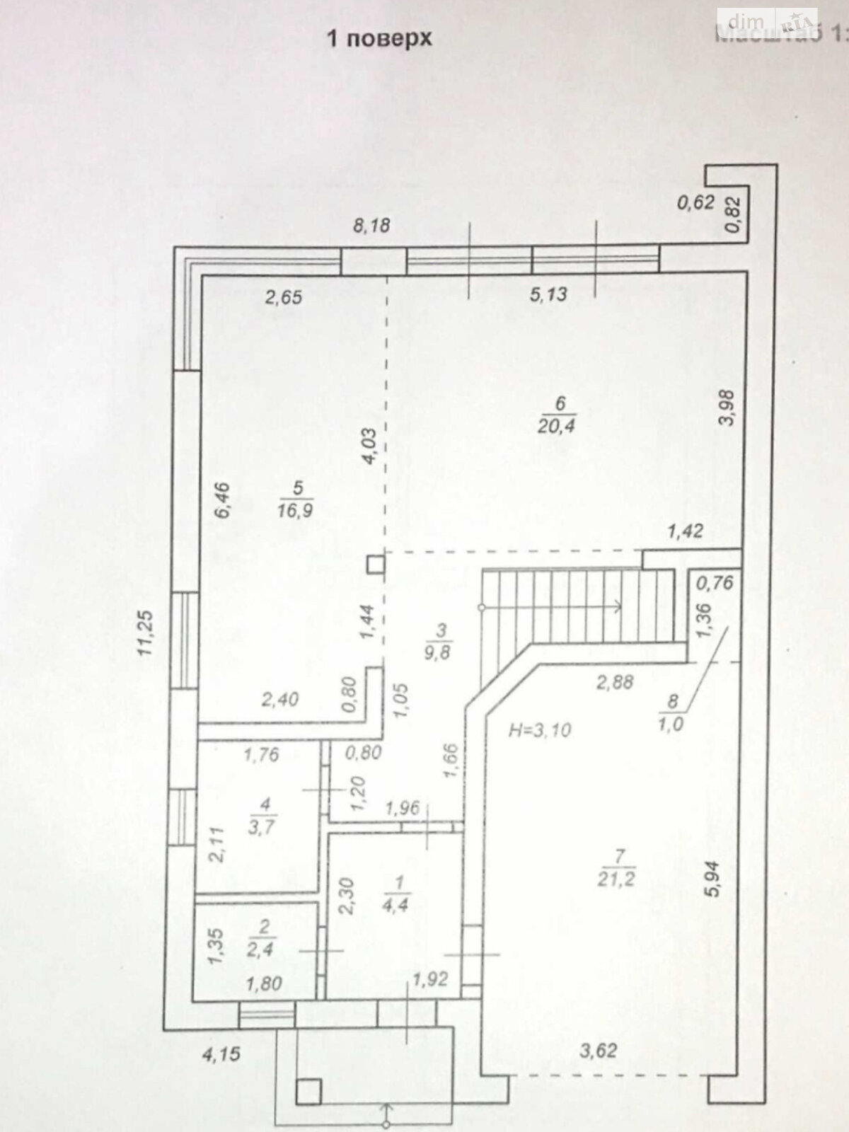 двоповерховий дуплекс, 158.7 кв. м, цегла. Продаж у Новосілках фото 1