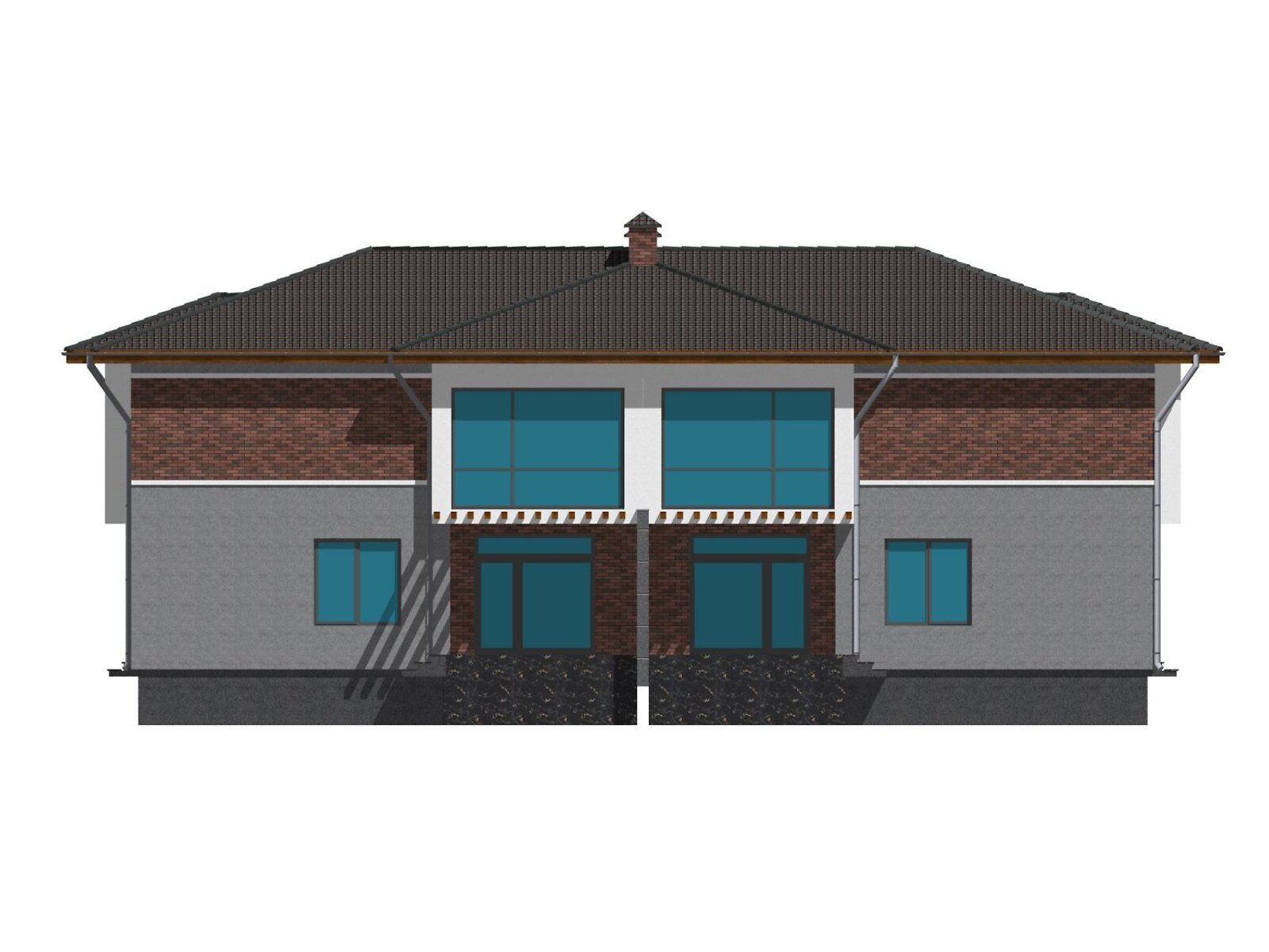 двоповерховий дуплекс, 145 кв. м, цегла. Продаж у Петрикові фото 1