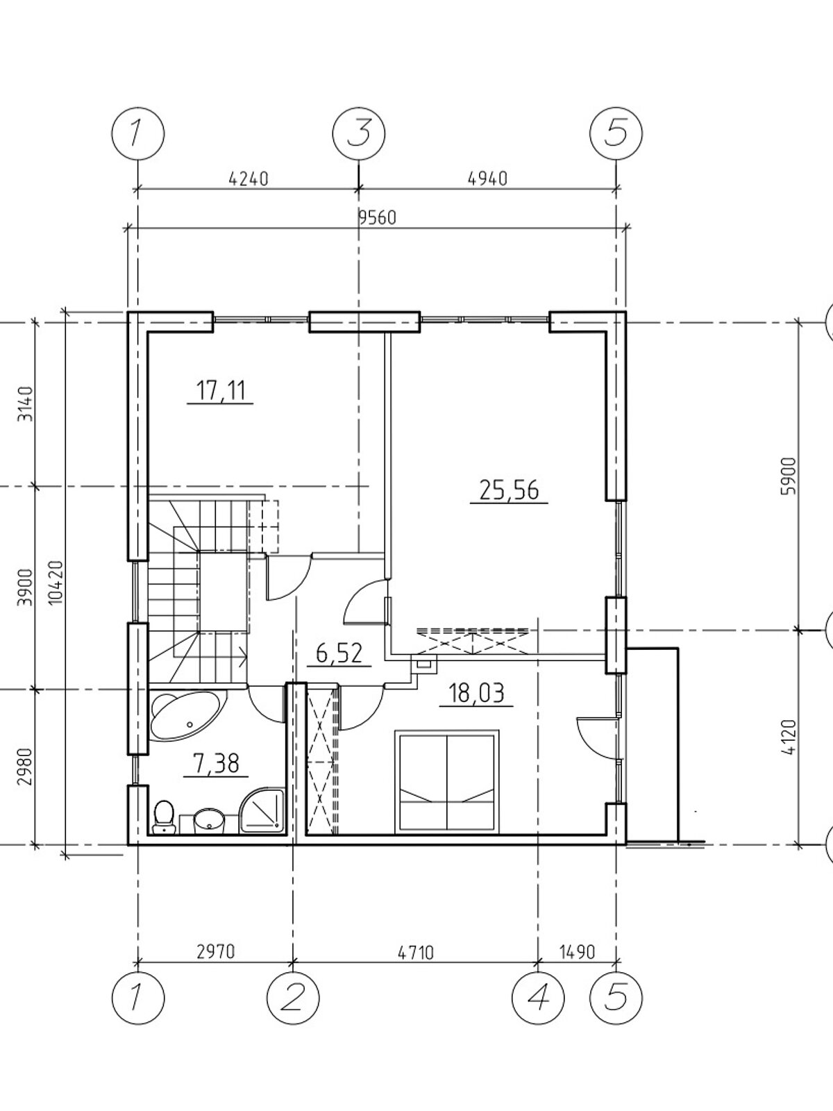 двоповерховий дуплекс, 145 кв. м, цегла. Продаж у Петрикові фото 1
