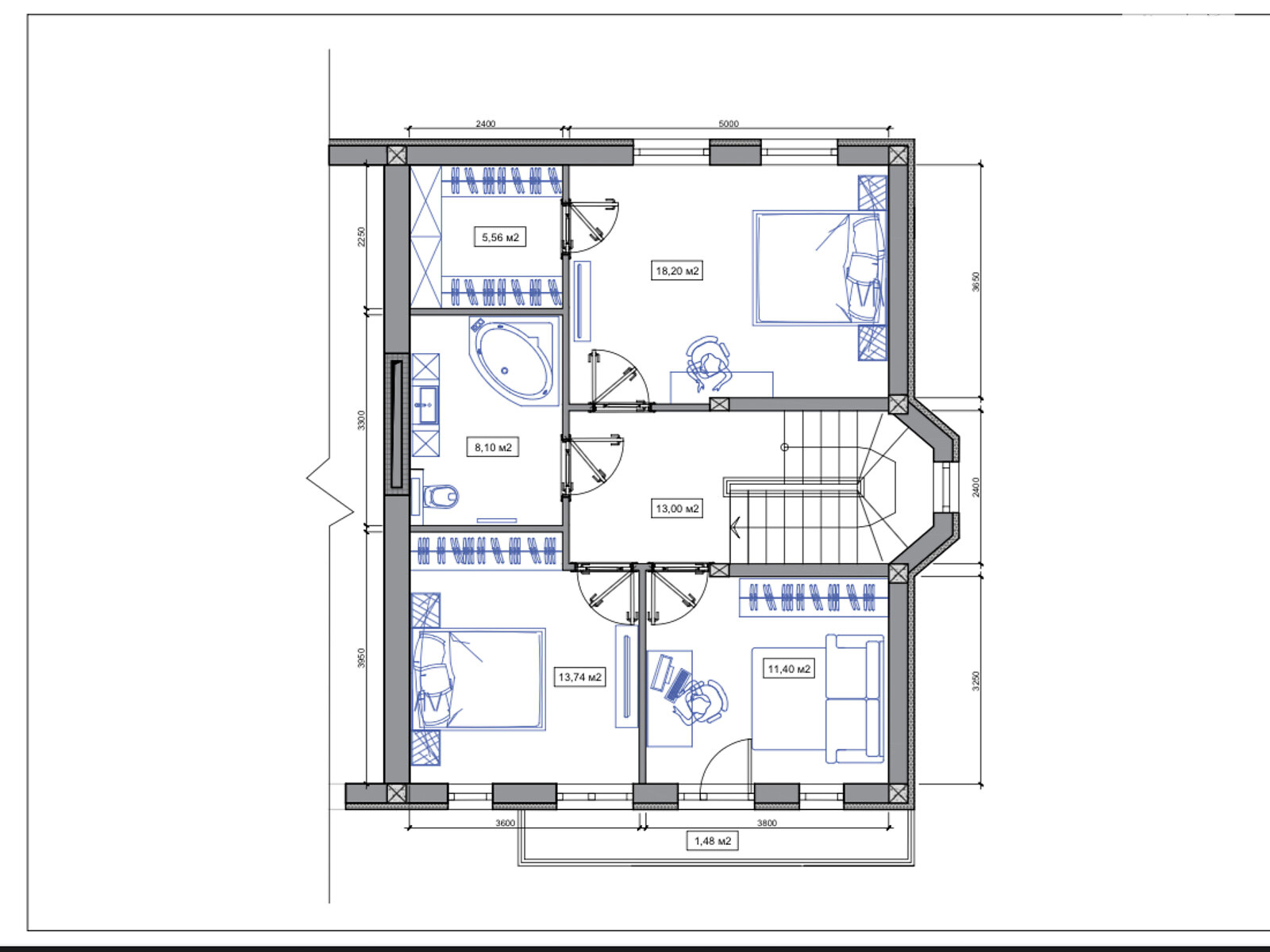 двухэтажный дуплекс, 150 кв. м, кирпич. Продажа в Подгорцах фото 1