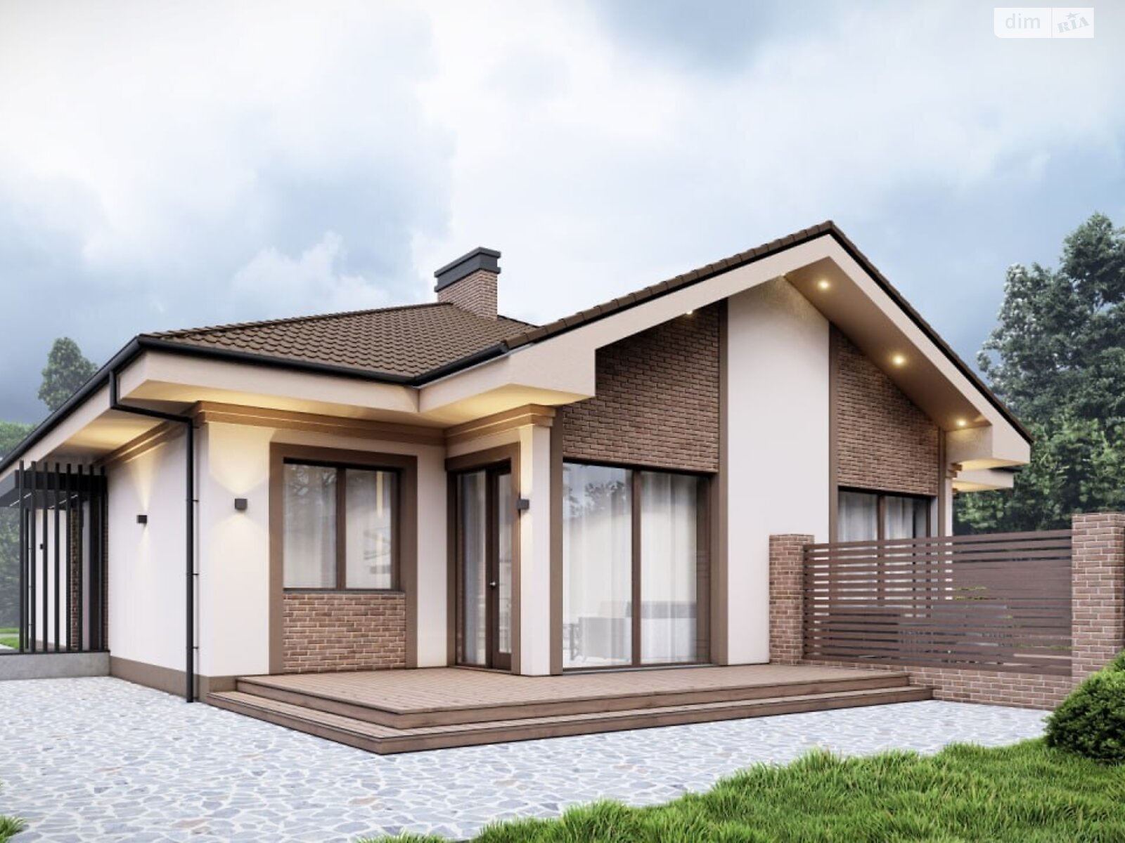 одноповерховий дуплекс, 80 кв. м, цегла. Продаж в Рівному, район Ювілейний фото 1 одноповерховий дуплекс, 80 кв. м, цегла. Продаж в Рівному, район Ювілейний фото 1