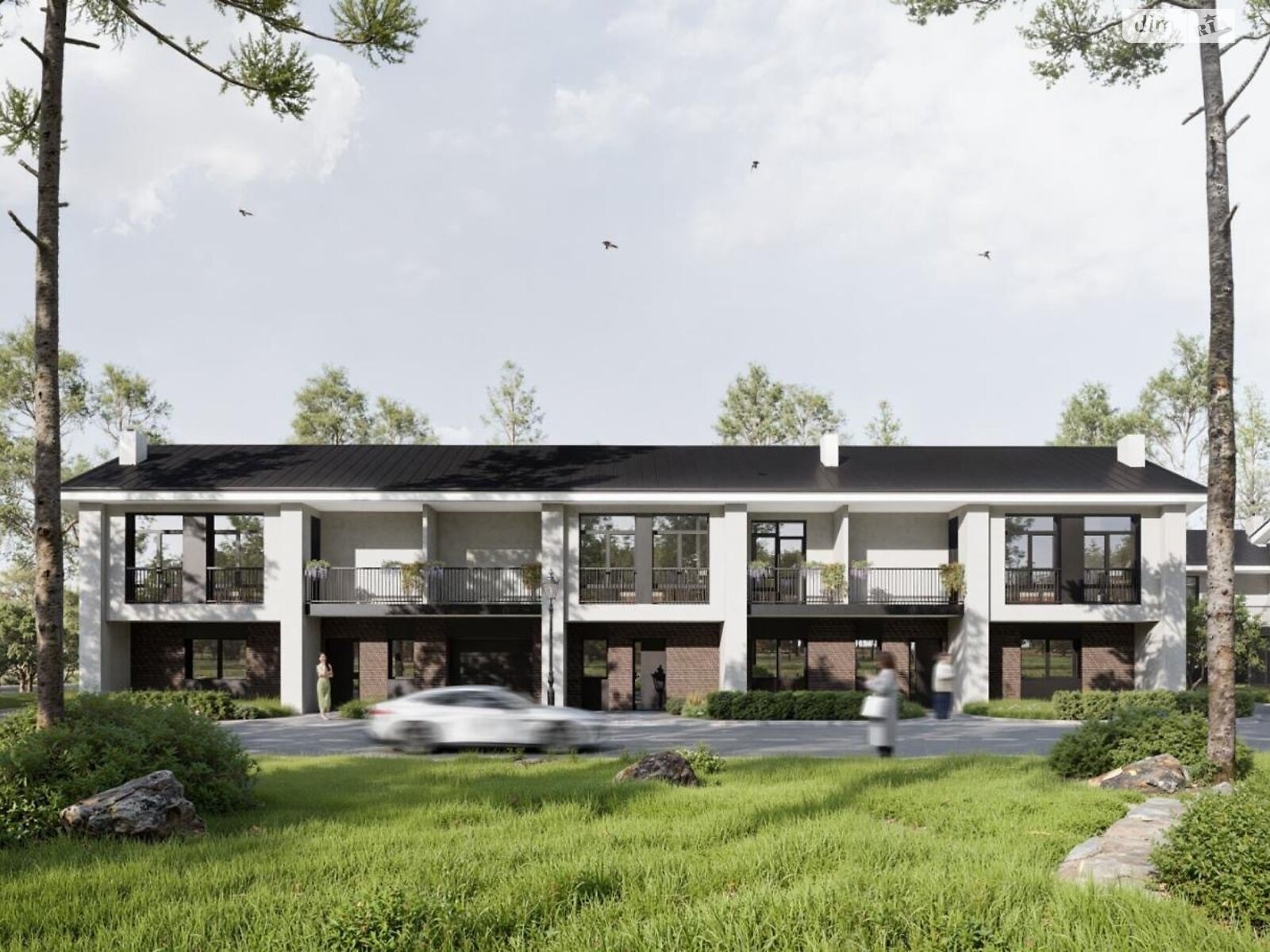 двухэтажный дуплекс, 105 кв. м, кирпич. Продажа в Скнилове фото 1 двухэтажный дуплекс, 105 кв. м, кирпич. Продажа в Скнилове фото 1