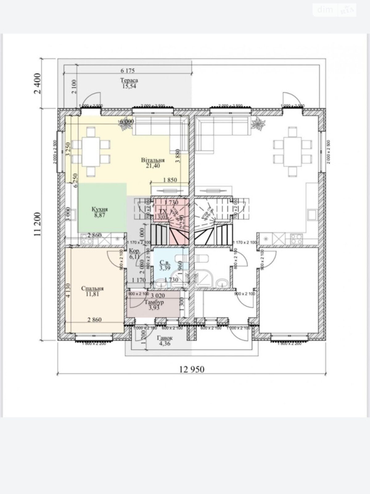 двоповерховий дуплекс, 108 кв. м, кирпич. Продаж у Софіївській Борщагівці фото 1 двоповерховий дуплекс, 108 кв. м, кирпич. Продаж у Софіївській Борщагівці фото 1
