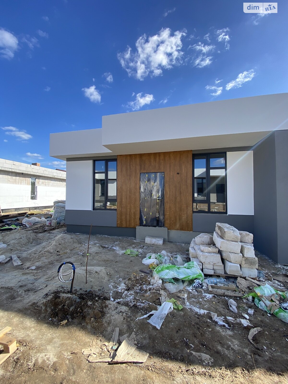 одноповерховий дуплекс, 74 кв. м, газобетон. Продаж у Святопетрівське фото 1