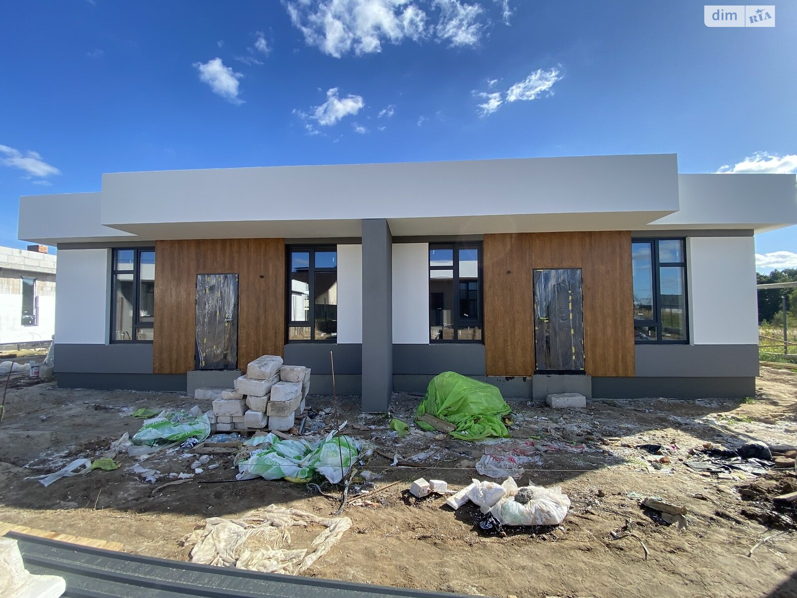 одноповерховий дуплекс, 74 кв. м, газобетон. Продаж у Святопетрівське фото 1