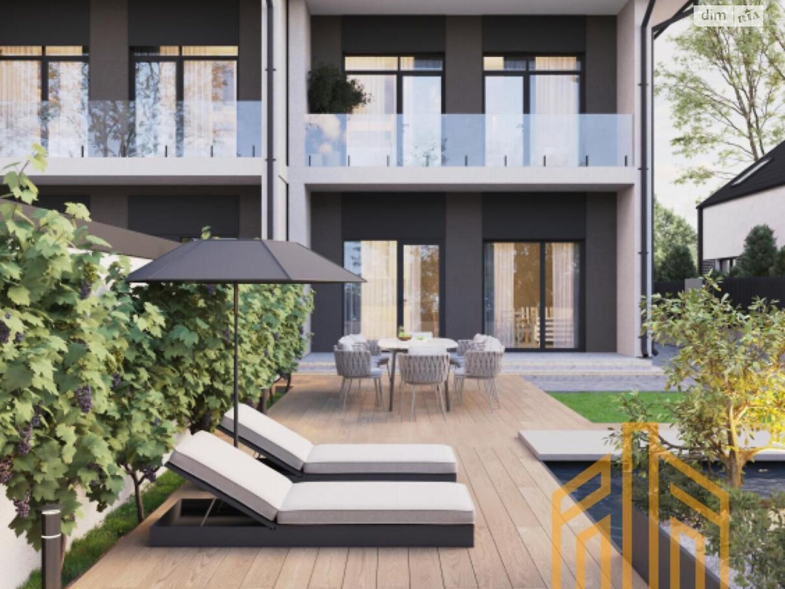 двоповерховий дуплекс, 132 кв. м, цегла. Продаж в Ужгороді, район Садовий фото 1