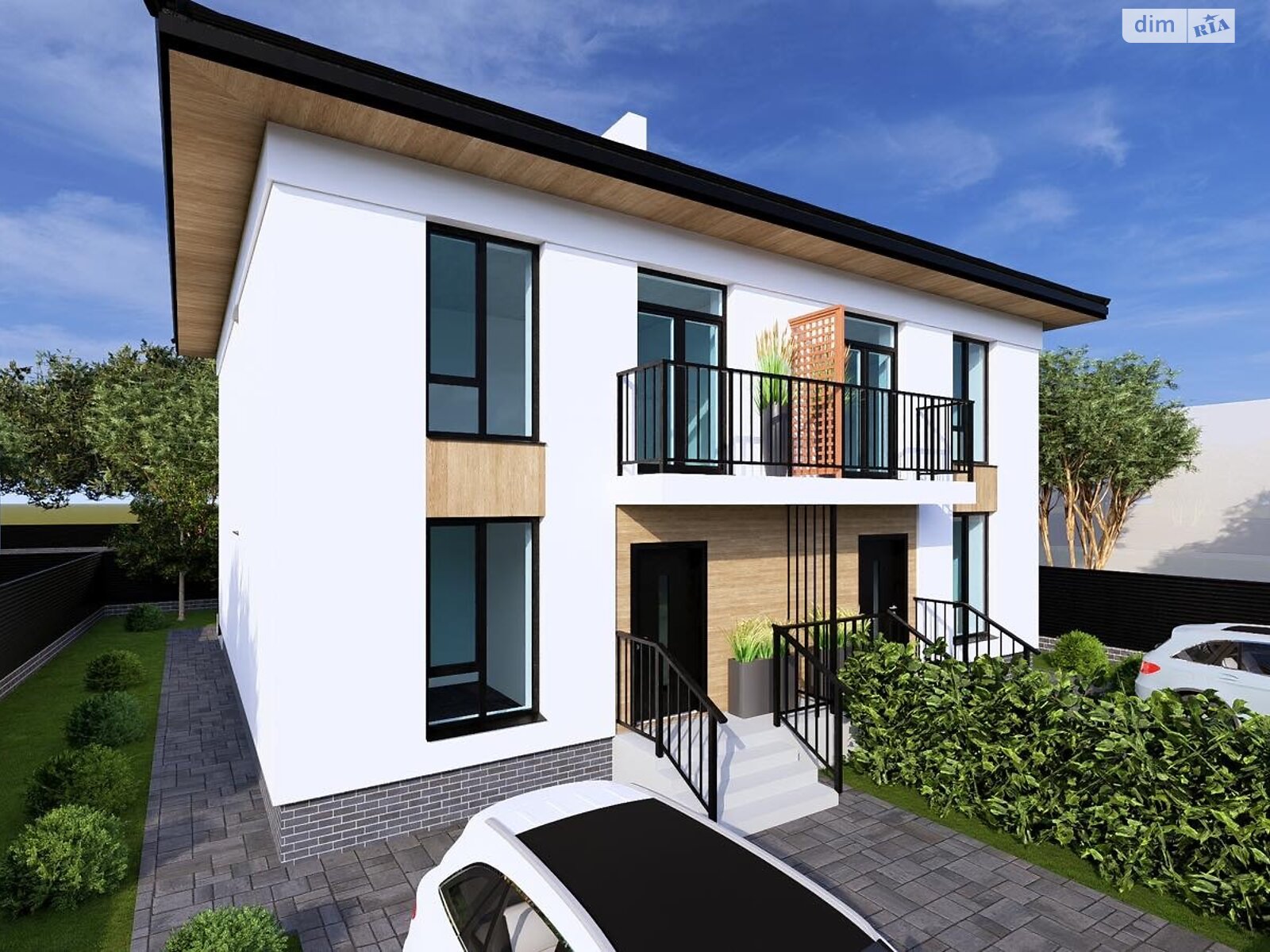 двоповерховий дуплекс, 113 кв. м, цегла. Продаж у Великі Млинівці фото 1 двоповерховий дуплекс, 113 кв. м, цегла. Продаж у Великі Млинівці фото 1