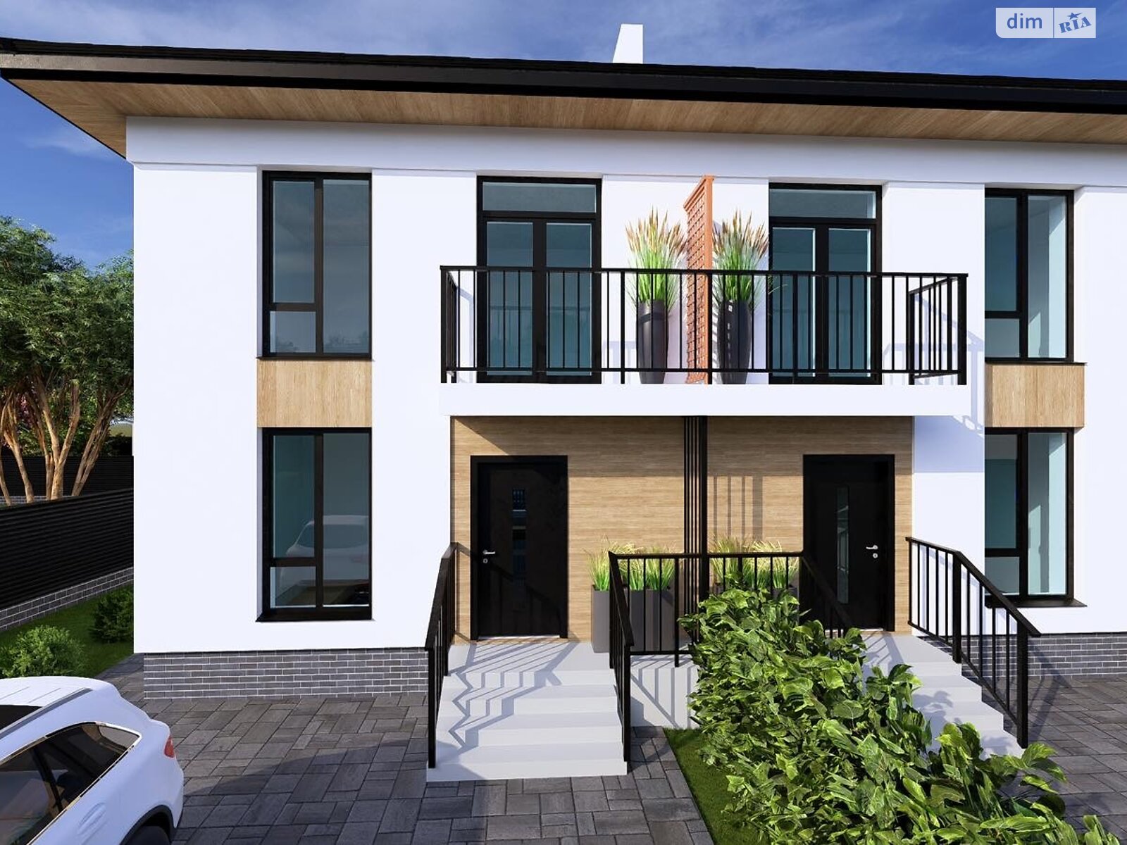 двоповерховий дуплекс, 113 кв. м, цегла. Продаж у Великі Млинівці фото 1 двоповерховий дуплекс, 113 кв. м, цегла. Продаж у Великі Млинівці фото 1