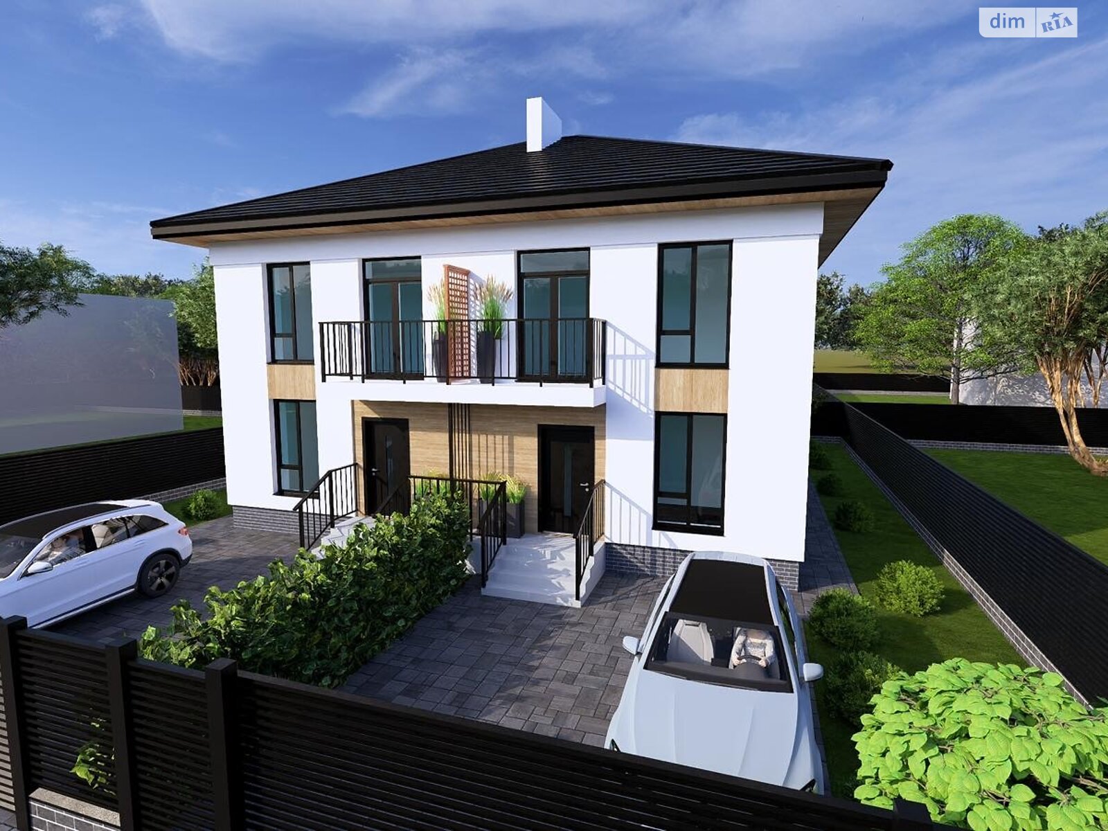 двоповерховий дуплекс, 113 кв. м, цегла. Продаж у Великі Млинівці фото 1 двоповерховий дуплекс, 113 кв. м, цегла. Продаж у Великі Млинівці фото 1