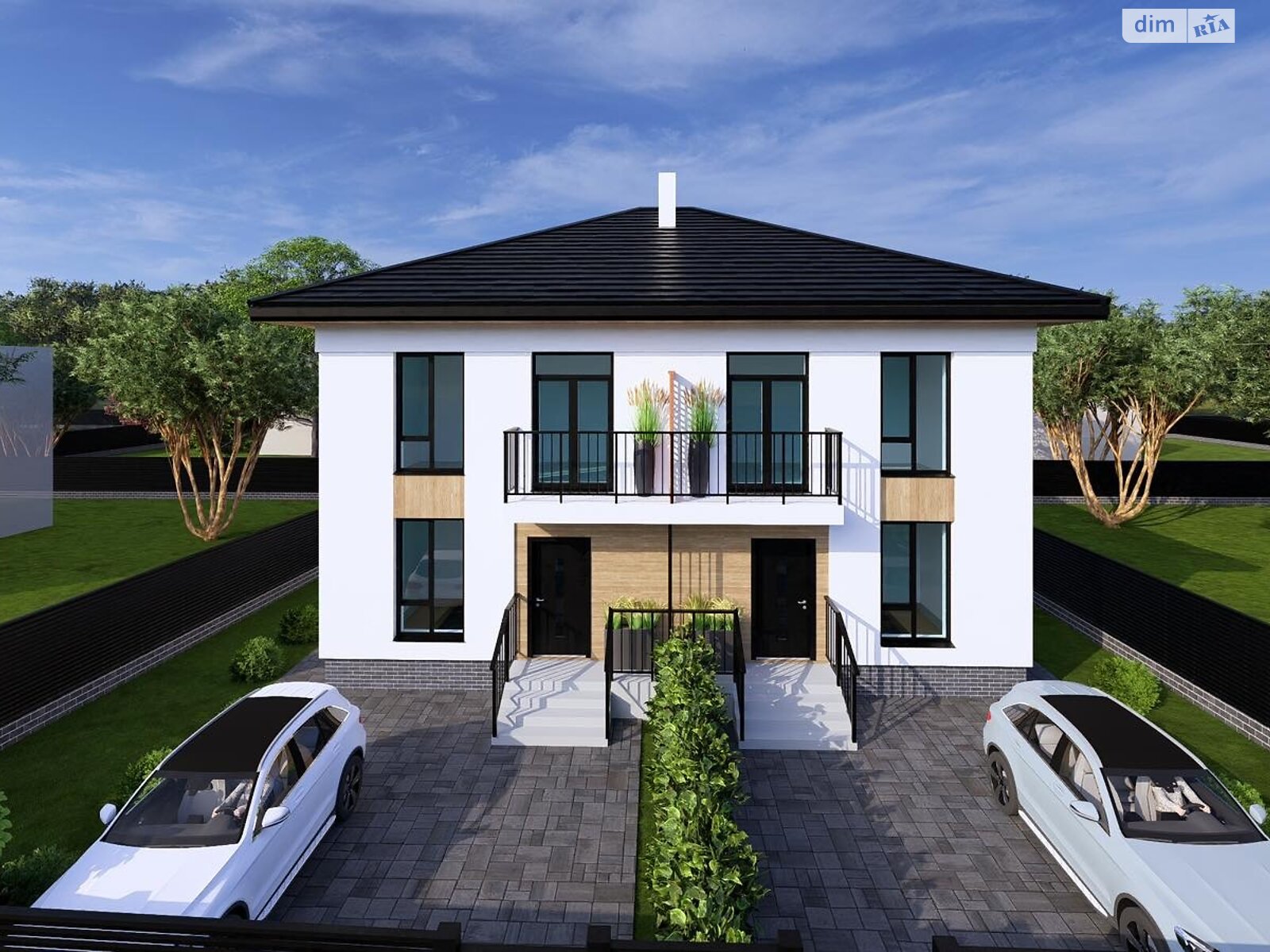 двоповерховий дуплекс, 113 кв. м, цегла. Продаж у Великі Млинівці фото 1 двоповерховий дуплекс, 113 кв. м, цегла. Продаж у Великі Млинівці фото 1