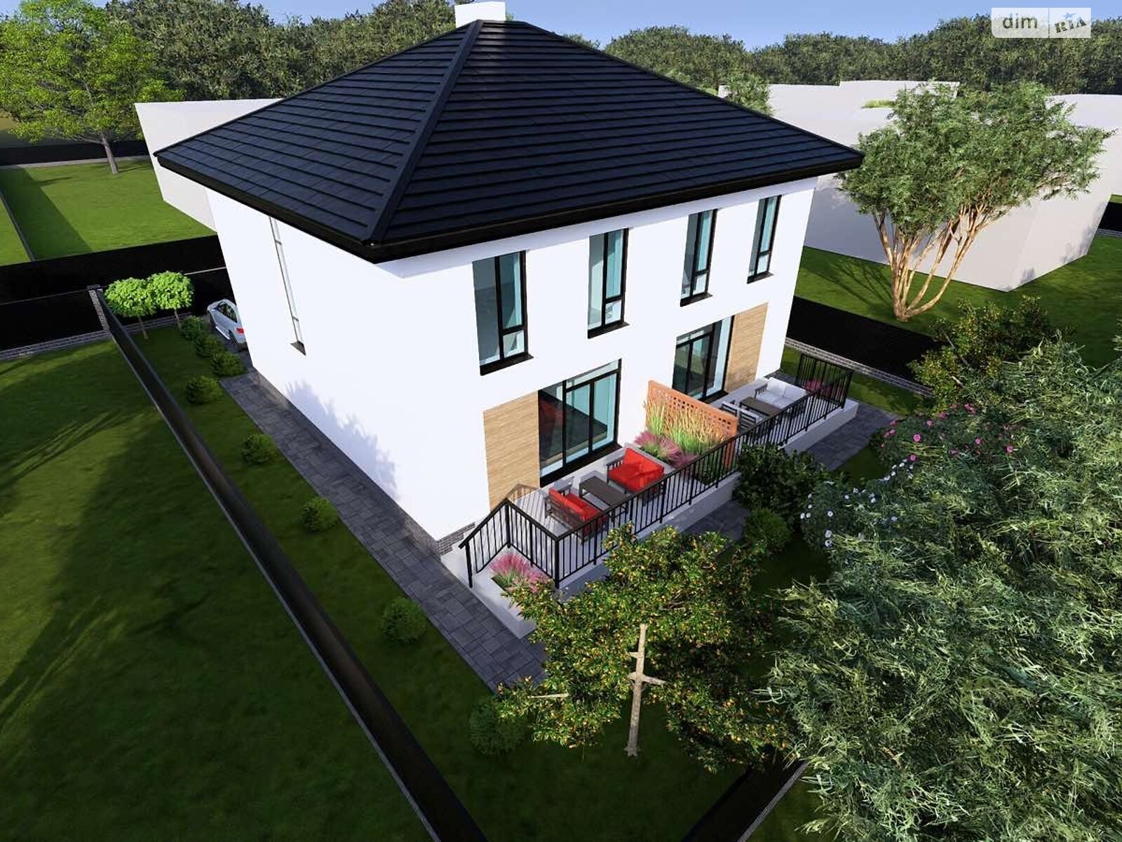двоповерховий дуплекс, 113 кв. м, цегла. Продаж у Великі Млинівці фото 1 двоповерховий дуплекс, 113 кв. м, цегла. Продаж у Великі Млинівці фото 1
