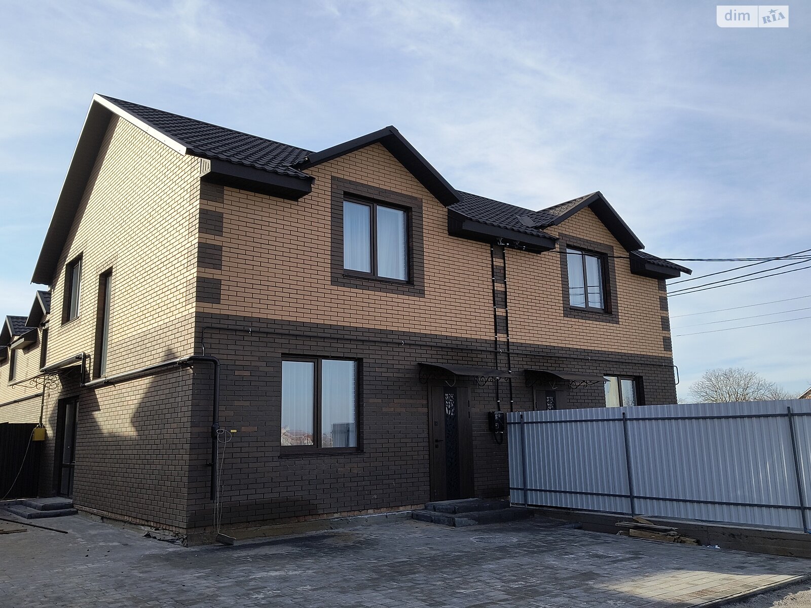 двоповерховий дуплекс, 90 кв. м, цегла. Продаж у Агрономічному фото 1