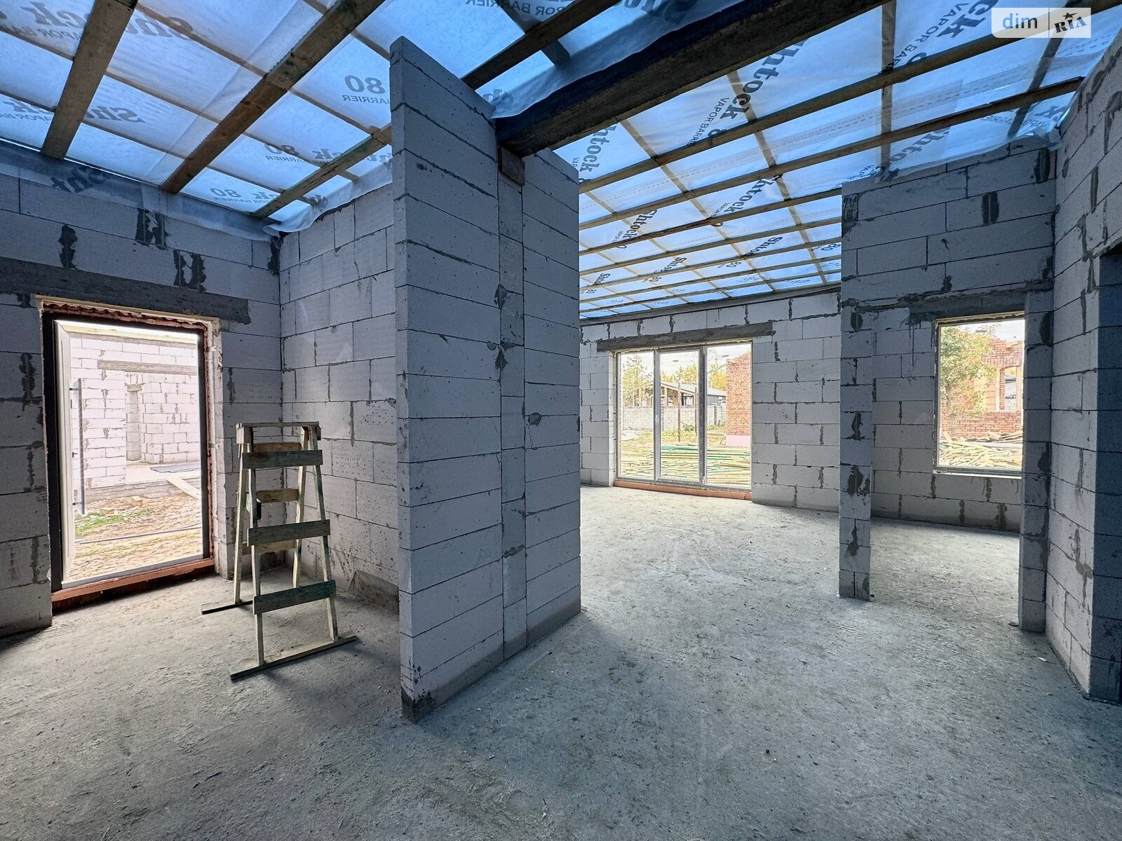 одноповерховий дуплекс, 80 кв. м, газобетон. Продаж у Ворзелі фото 1