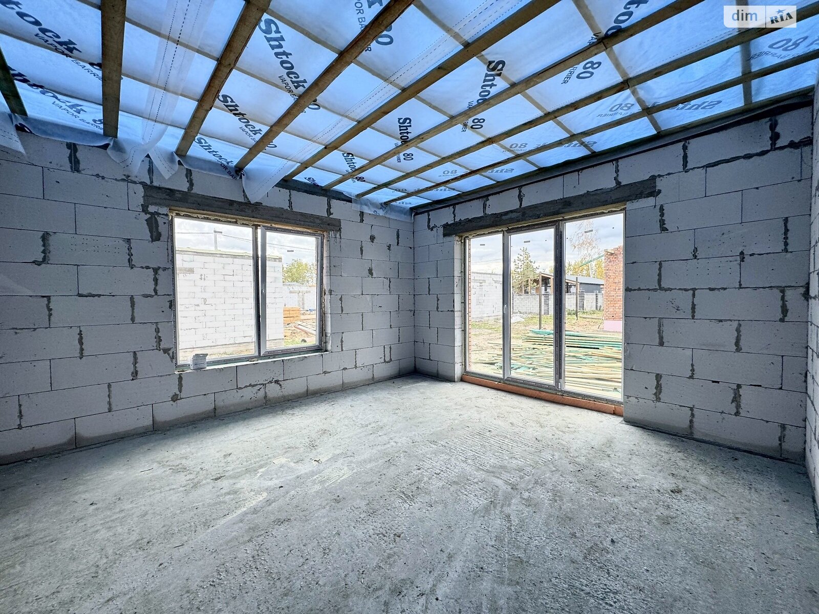 одноповерховий дуплекс, 80 кв. м, газобетон. Продаж у Ворзелі фото 1